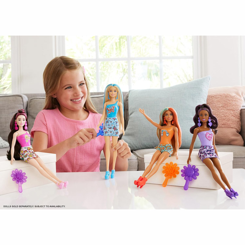 Λαμπάδα Mattel Barbie Color Reveal Ουράνιο Τόξο - Σχέδια HRK06