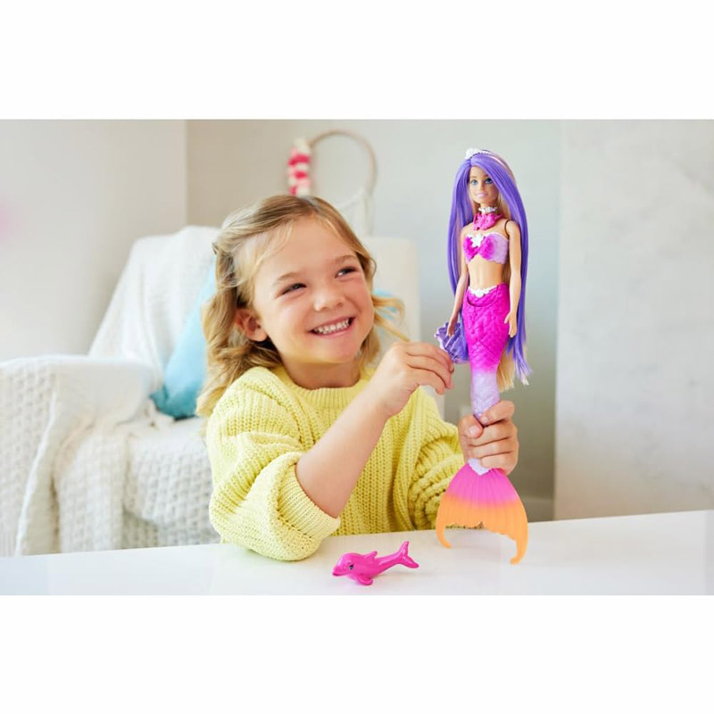 Mattel Barbie Mermaid Doll “Malibu” Μαγική Μεταμόρφωση
