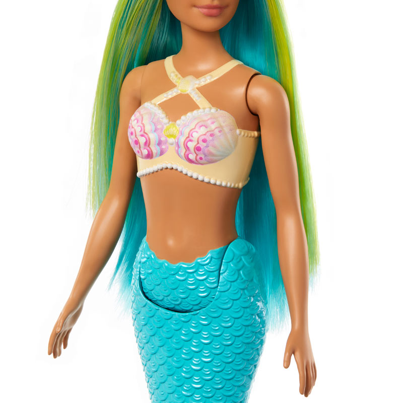 Λαμπάδα Mattel Barbie Νέα Γοργόνα Θαλασσί Ουρά