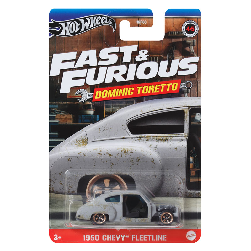 Mattel Hot Wheels Αυτοκινητάκια Ταινίες Fast & Furious Series Dominic Toretto 1950 Chevy Fleetline