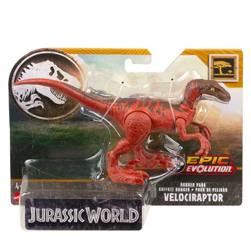 Mattel Jurassic World Νέα Βασική Φιγούρα Epic Evolution Velociraptor