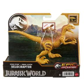 Mattel Jurassic World Νέοι Δεινόσαυροι με σπαστά μέλη Epic Evolution - Velociraptor