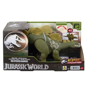 Mattel Jurassic World Νέοι Δεινόσαυροι με κινούμενα μέλη, λειτούργια επίθεσης & ήχους Hesperosaurus