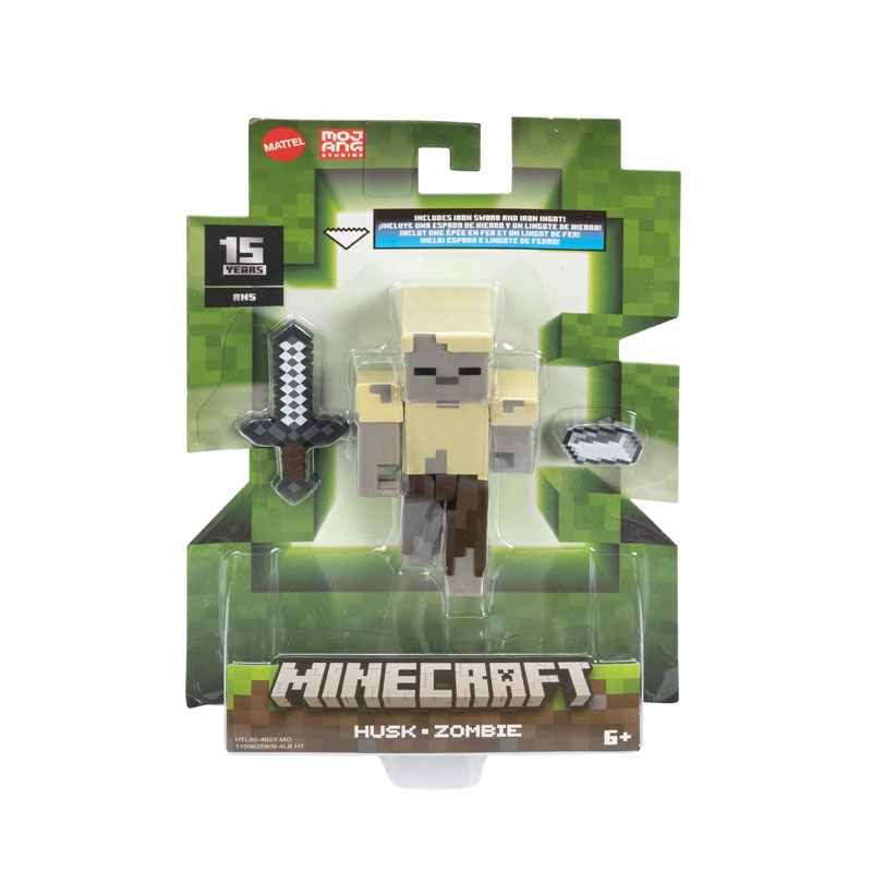 Mattel Minecraft Φιγούρα 8cm Husk Zombie