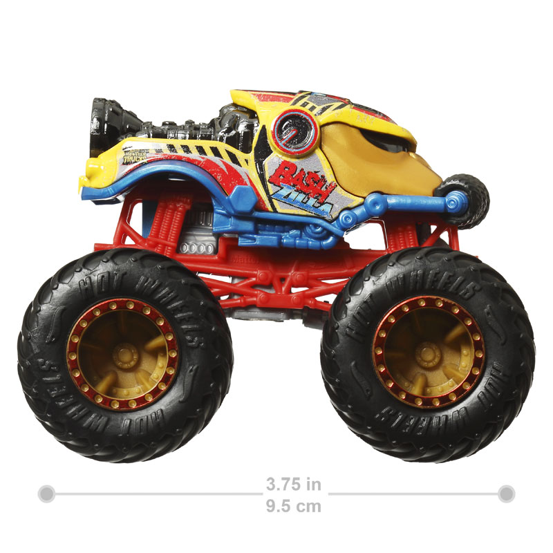 Mattel Hot Wheels Οχήματα Monster Trucks Bash Zilla