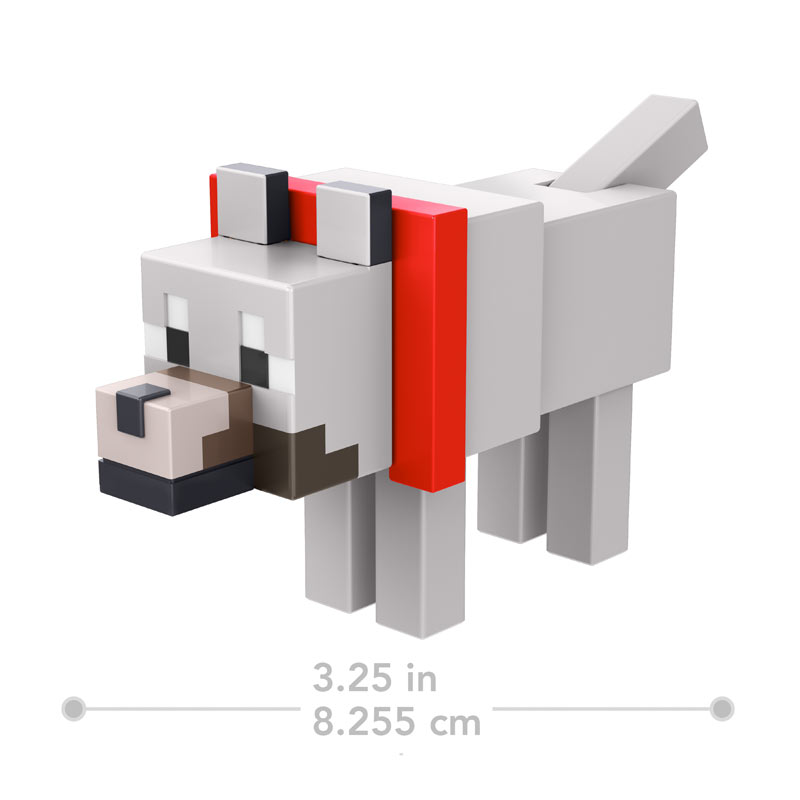 Mattel Minecraft Φιγούρα 8cm Tamed Wolf
