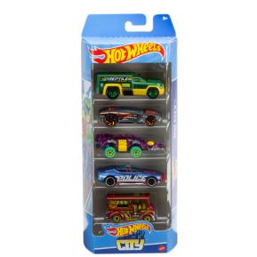 Mattel Hot Wheels Αυτοκινητάκια Σετ Των 5 HW City