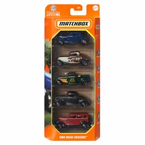 Mattel Matchbox Αυτοκινητάκια - Σετ Των 5 - MBX Road Cruisers