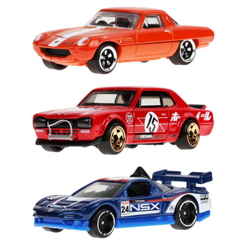 Mattel Hot Wheels Αυτοκινητάκια J Imports - J-Imports Σετ των 3 HWR57