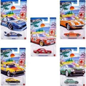 Mattel Hot Wheels Αυτοκινητάκια J Imports - J-Imports Σετ των 5 HWR57