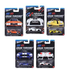 Mattel Hot Wheels Αυτοκινητάκια Gran Turismo Σετ 5 1-5