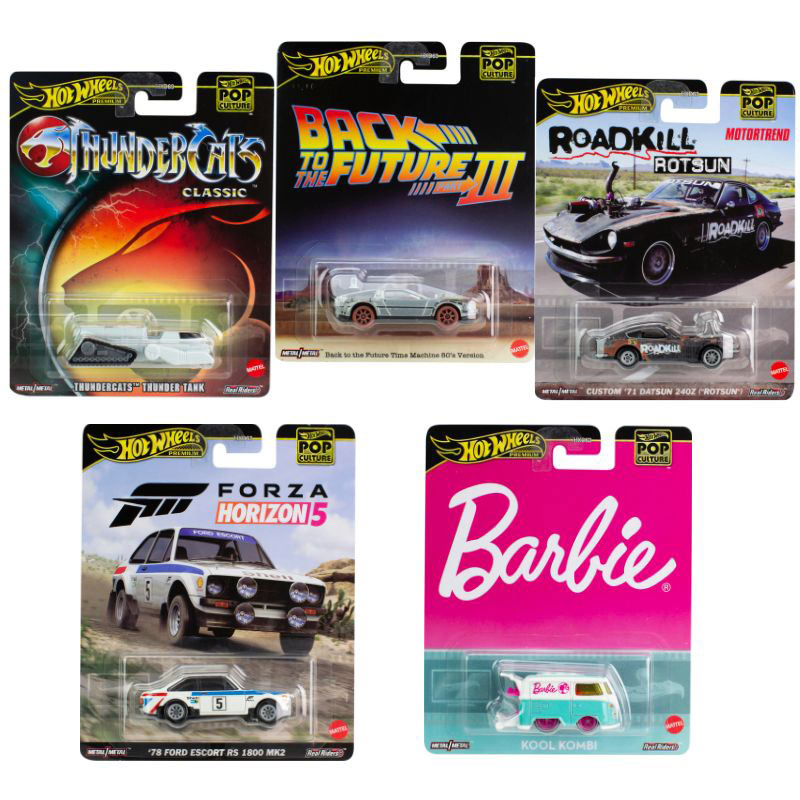 Mattel Hot Wheels Premium Αυτοκινητάκια - Συλλεκτικά Pop Culture - Σετ των 5  HXD63