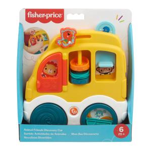 Fisher Price Puzzle Παιχνίδι Δραστηριοτήτων Animal Friends Discovery Car
