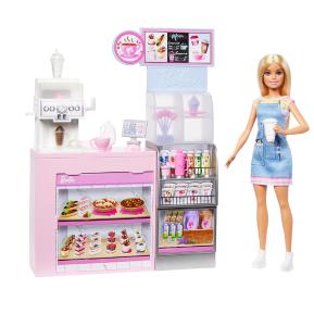Mattel Barbie Νέα Καφετέρια με Κούκλα HXN94