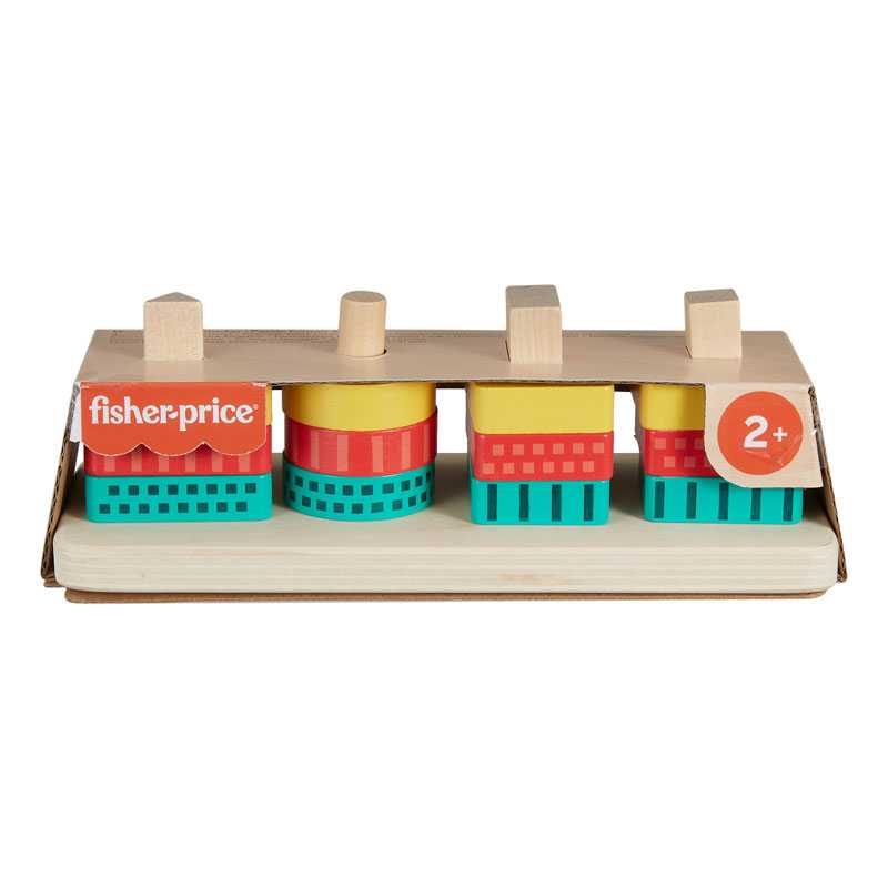 Fisher Price Wooden Shape Stacker Ξύλινα Σχήματα HXV05