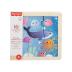 Fisher Price Wooden Jigsaw Puzzle Ocean Theme Μίνι Ξύλινο Παζλ Ζωάκια του βυθού