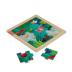 Fisher Price Wooden Jigsaw Puzzle Jungle Theme Μίνι Ξύλινο Παζλ