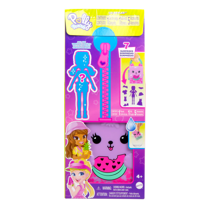 Mattel Polly Pocket Κασετίνα Μόδας Χυμός Καρπουζιού