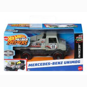 Mattel Hot Wheels Αυτοκινητάκι Pull Back 1:43 EA2 Mercedes-Benz Unimog