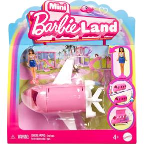 Mattel Barbie Mini Barbieland Dreamplane Color-Change & Mini Barbie Doll & Αξεσουάρ HYF40