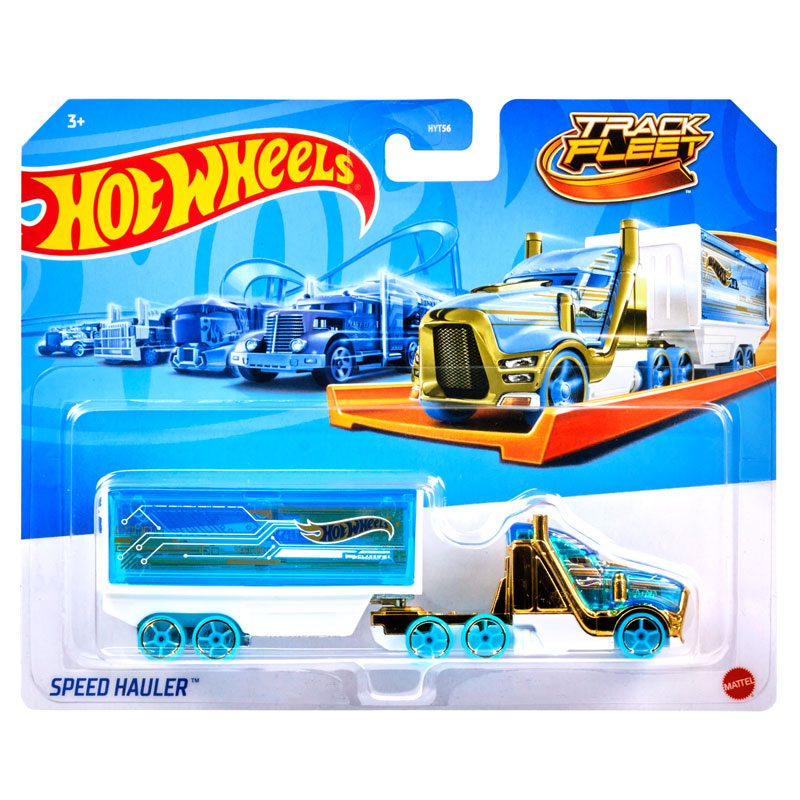 Mattel Hot Wheels Νέες Νταλίκες Track Fleet Speed Hauler