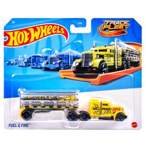 Mattel Hot Wheels Νέες Νταλίκες Track Fleet Fuel & Fire