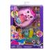 Mattel Polly Pocket Θήκη - Τσαντάκι Hedgehog Mom & Baby JBJ91