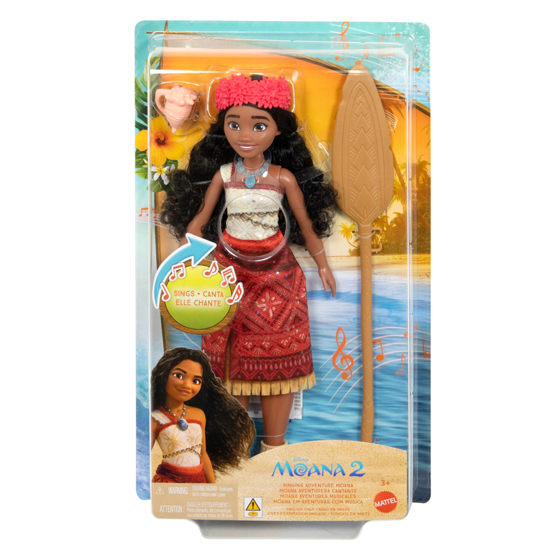 Mattel Disney Vaiana Τραγουδάει Αγγλικά JBT61