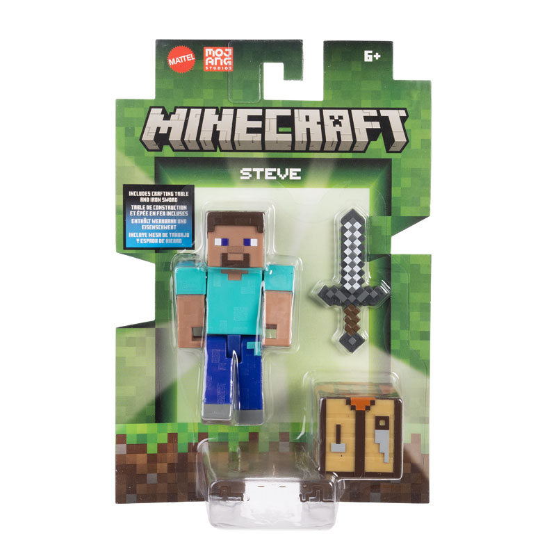 Mattel Minecraft S Φιγούρα 8cm Steve