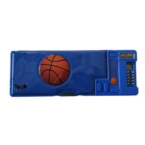 Yolo Retro Basketball Κασετίνα με 1 Θήκη σε Μπλε χρώμα