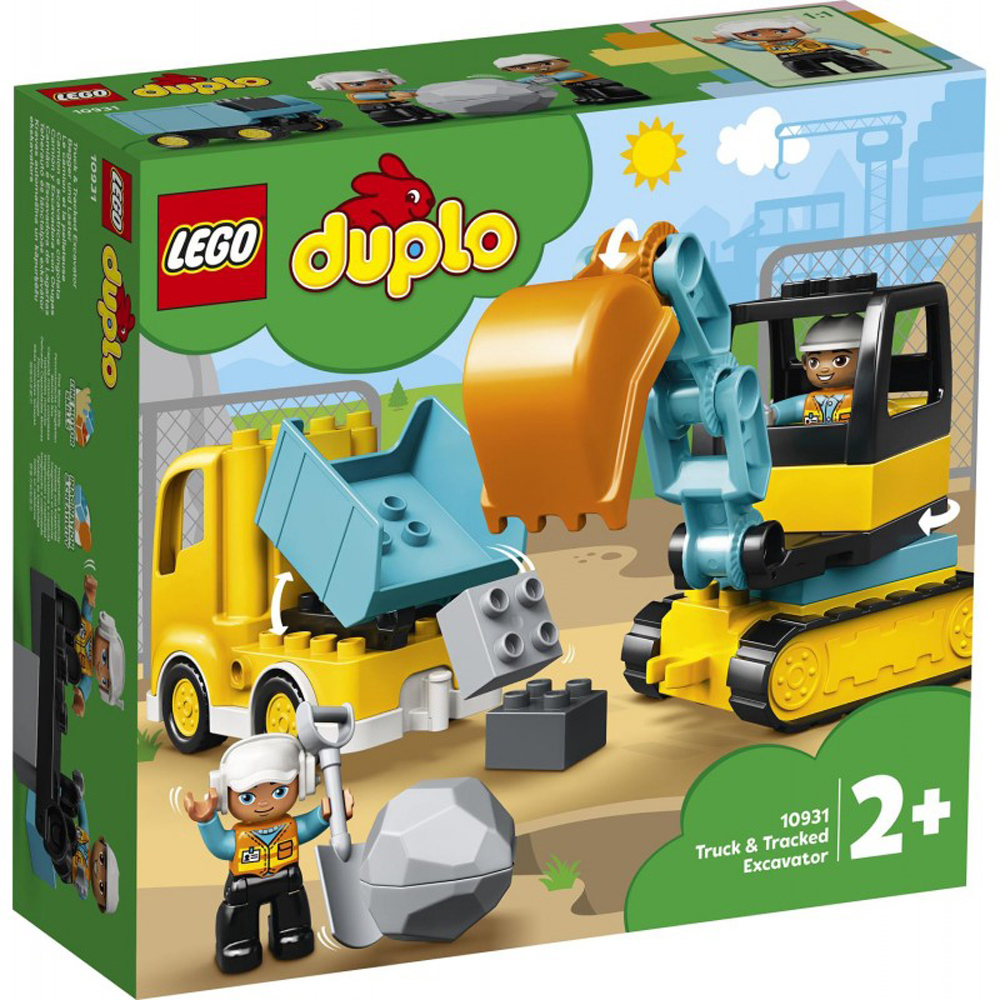 Lego Duplo Truck & Tracked Excavator 10931