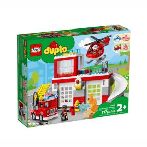 Lego Duplo Fire Station & Helicopter 10970