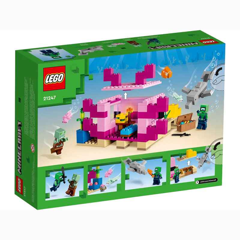 Lego Minecraft The Axolotl House 21247