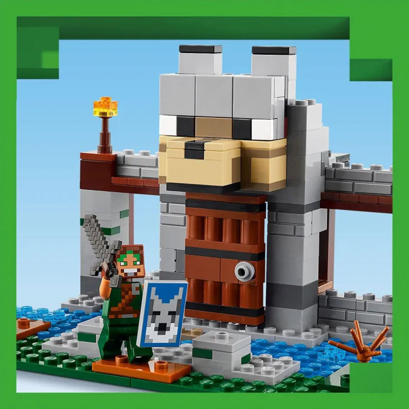 Lego Minecraft The Wolf Stronghold Το Οχυρό Λύκος 21261