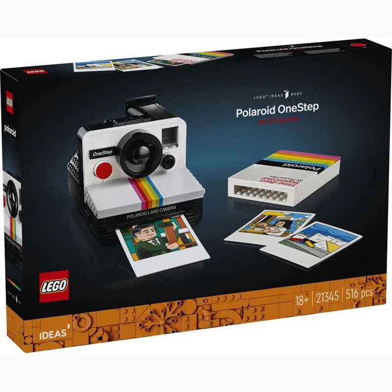 Lego Ideas Polaroid OneStep SX-70 Camera 21345