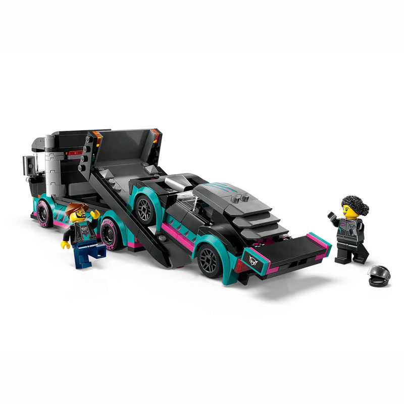Λαμπάδα Lego City Race Car & Car Carrier Truck 60406