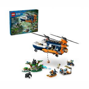 Lego City Jungle Explorer Helicopter at Base Camp 60437