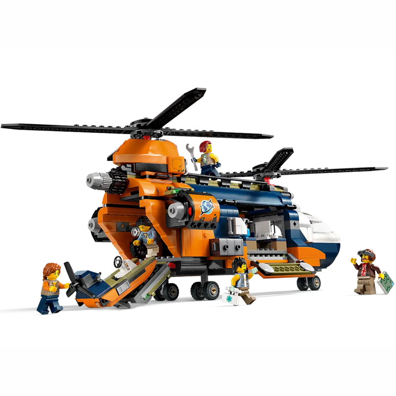 Lego City Jungle Explorer Helicopter at Base Camp 60437