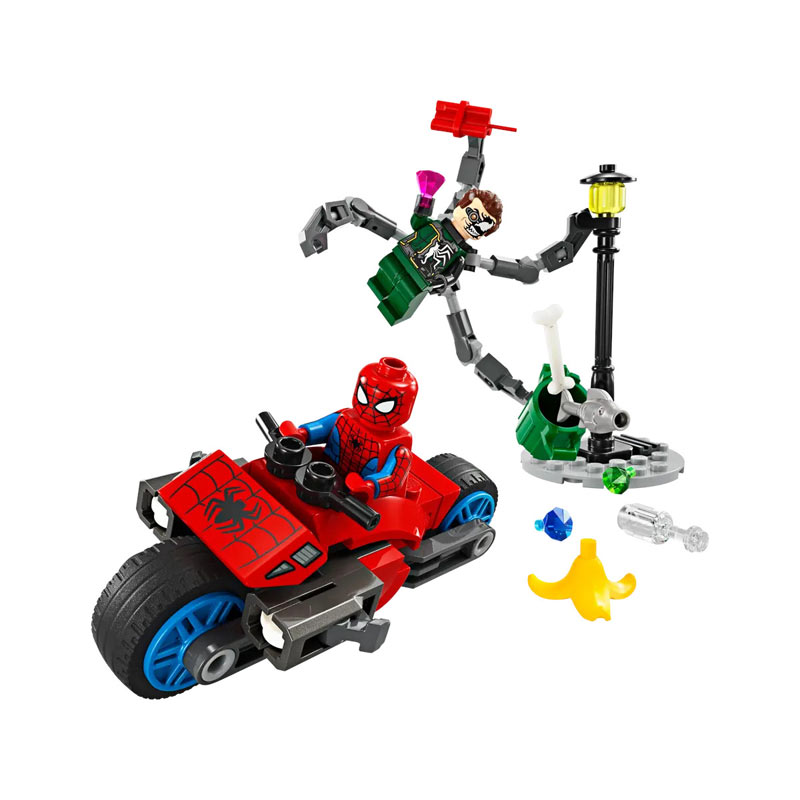 LEGO Super Heroes Motorcycle Chace: Spiderman Vs. Doc Ock 76275