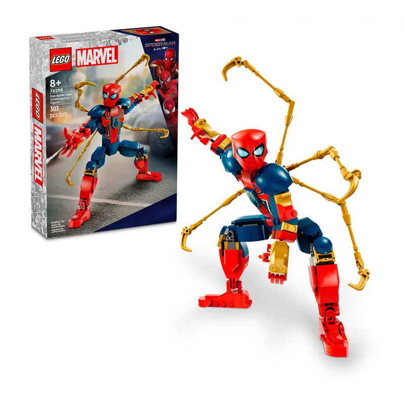 Lego Marvel Super Heroes Iron Spider-Man Construction Figure 76298