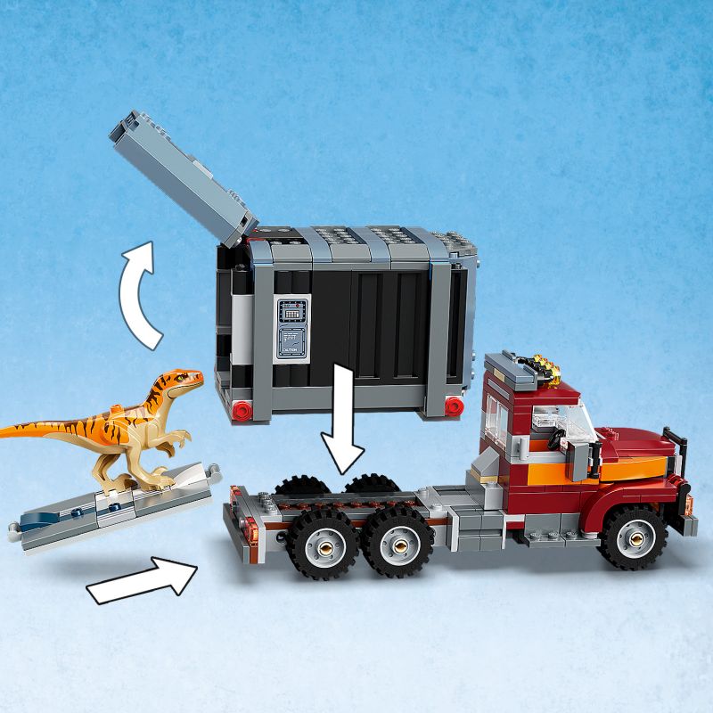 Lego Jurassic World Trex And Atrociraptor Dinosaur Breakout 76948 