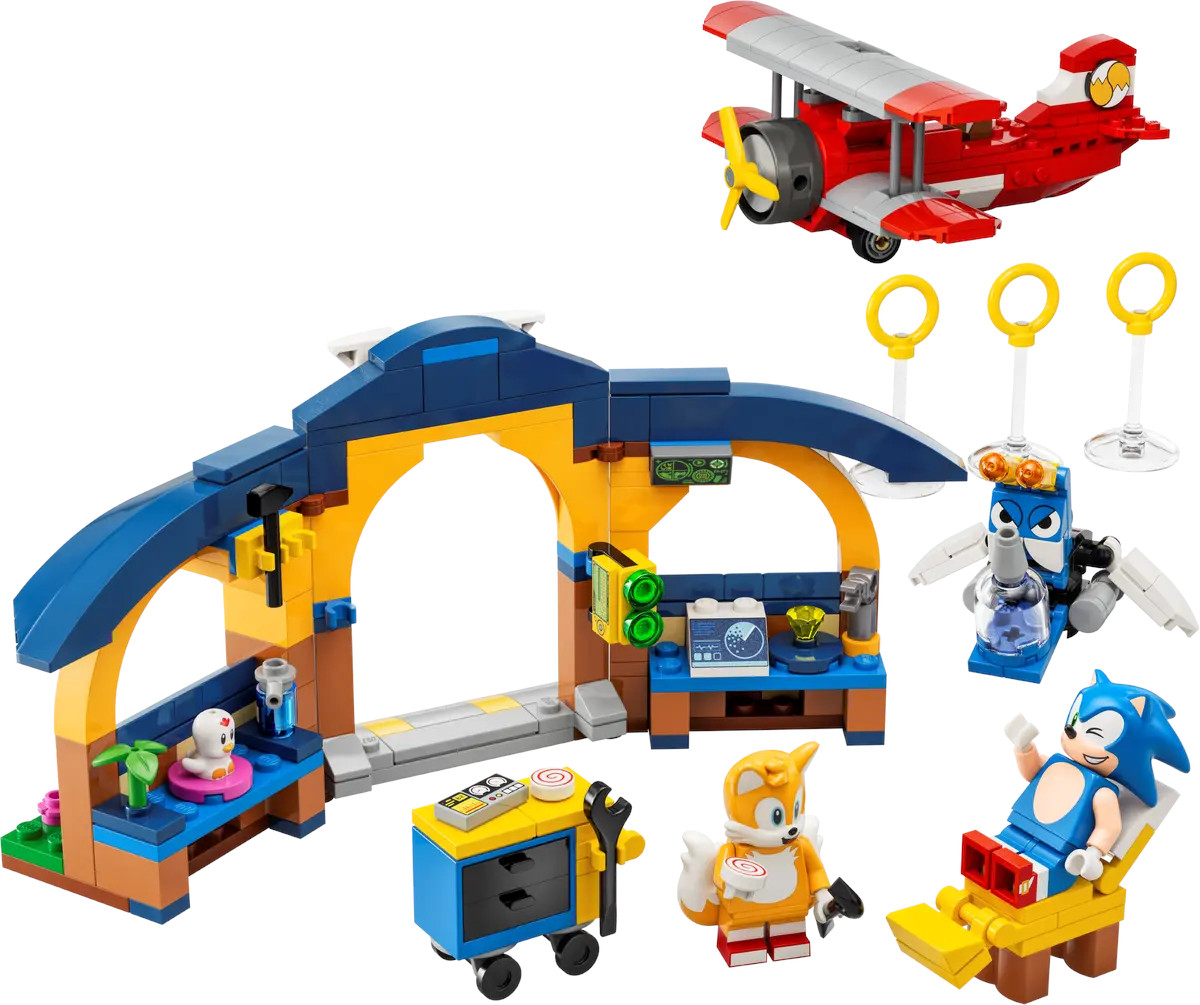 LEGO Sonic The Hedgehog Tails' Workshop & Tornado Plane 76991