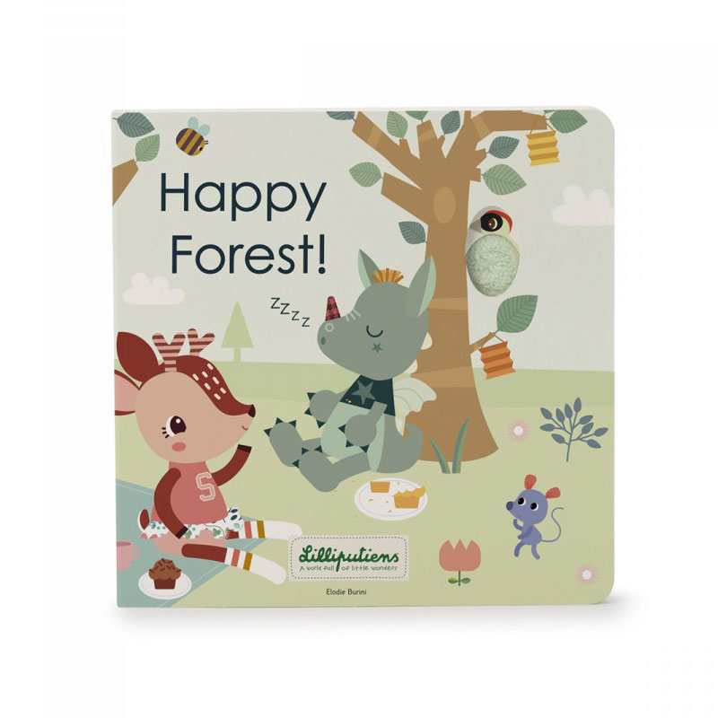 Lilliputiens Happy Forest Touch and sound book 83475