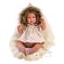 Llorens Μωρό που κλαίει Mimi 42cm ροζ φόρεμα και πανάκι αγκαλιάς 74022