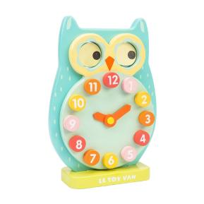 Le Toy Van Ξύλινο Ρολόι Owl PL010