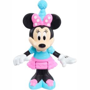 Giochi Preziosi Φιγούρα με αρθρώσεις Minnie 7,5cm Minnie πάρτι Γαλάζιο Φόρεμα