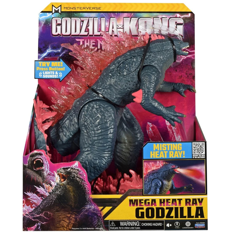 Giochi Preziosi Godzilla & Kong Ηλεκτρονικές Φιγούρες Γίγας 33cm Mega Heat Ray Godzilla