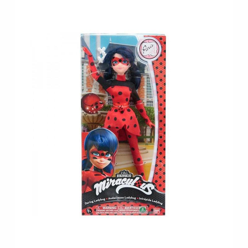 Giochi Preziosi Miraculous Κούκλα Ladybug με φόρεμα 27 εκ.