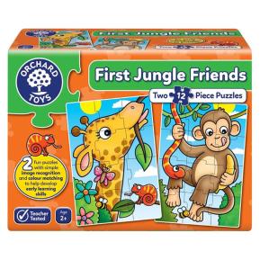Orchard Toys Puzzle Οι Πρώτοι Φίλοι Της Ζούγκλας 12τμχ
