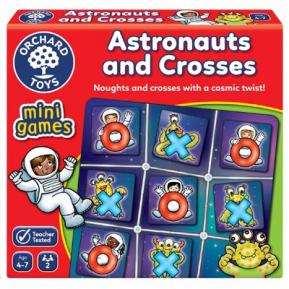 Orchard Toys Επιτραπέζιο Διαστημική τρίλιζα Mini Game Astronauts and Crosses ORCH374